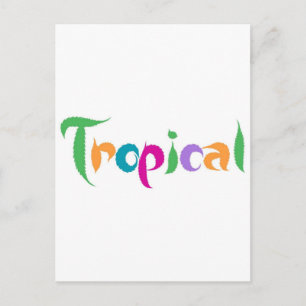 Cartão Postal Tropical