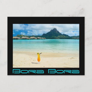 Cartão postal tropical Bora Bora