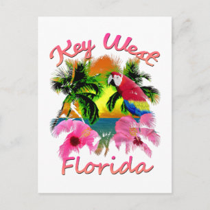 Cartão Postal Tropical Key West Florida Keys