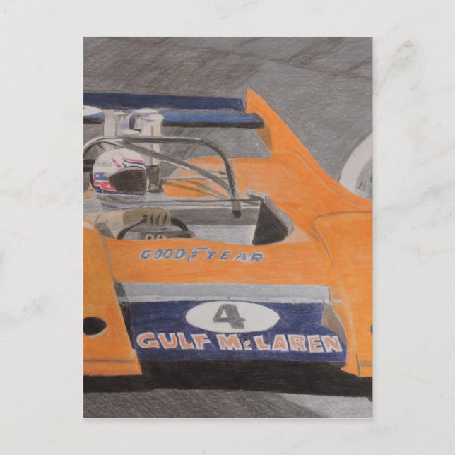 Cartão Postal Trovão Laranja (Frente)