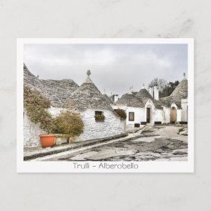 Cartão Postal Trulli - Alberobello