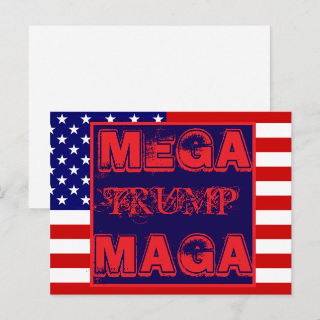 CARTÃO POSTAL TRUMP (Frente/Verso)