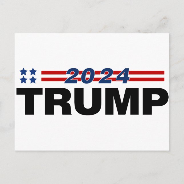 Cartão Postal Trump 2024 (Frente)