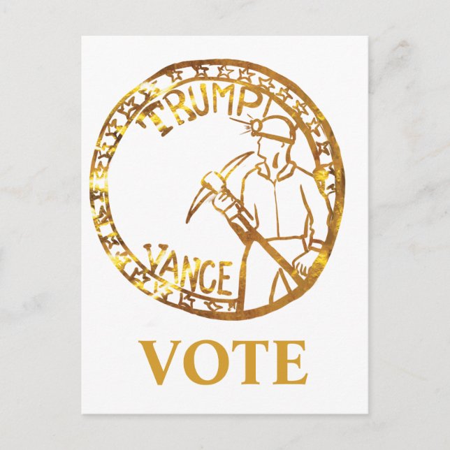 CARTÃO POSTAL TRUMP 2024 (Frente)