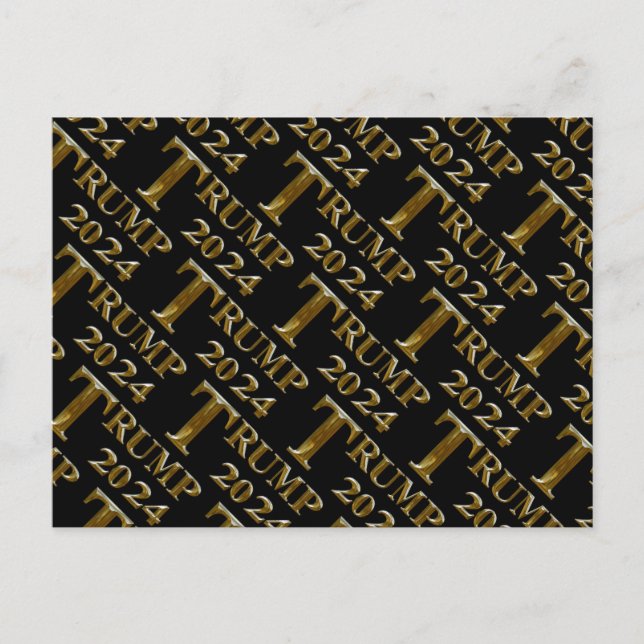 CARTÃO POSTAL TRUMP 2024 (Frente)