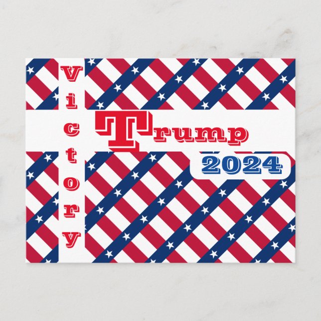 CARTÃO POSTAL TRUMP 2024 (Frente)