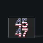 Cartão Postal Trump 2024 45 47 Vintage<br><div class="desc">Trump 2024 45 47 Vintage</div>