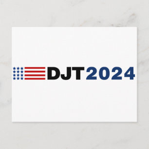 Cartão Postal Trump 2024 DJT