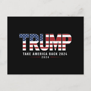 Cartão Postal Trump 2024 Retire os presentes americanos de 2024