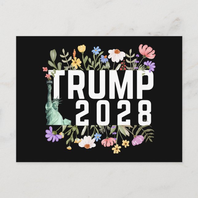 Cartão Postal Trump 2028 (Frente)