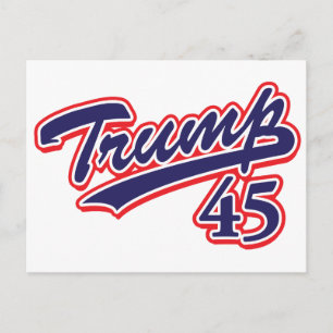 Cartão Postal Trump 45!