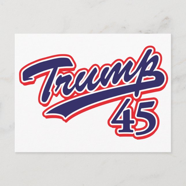 Cartão Postal Trump 45! (Frente)