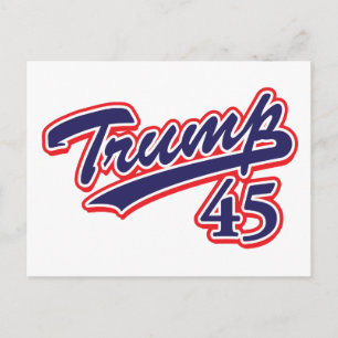 Cartão Postal Trump 45!