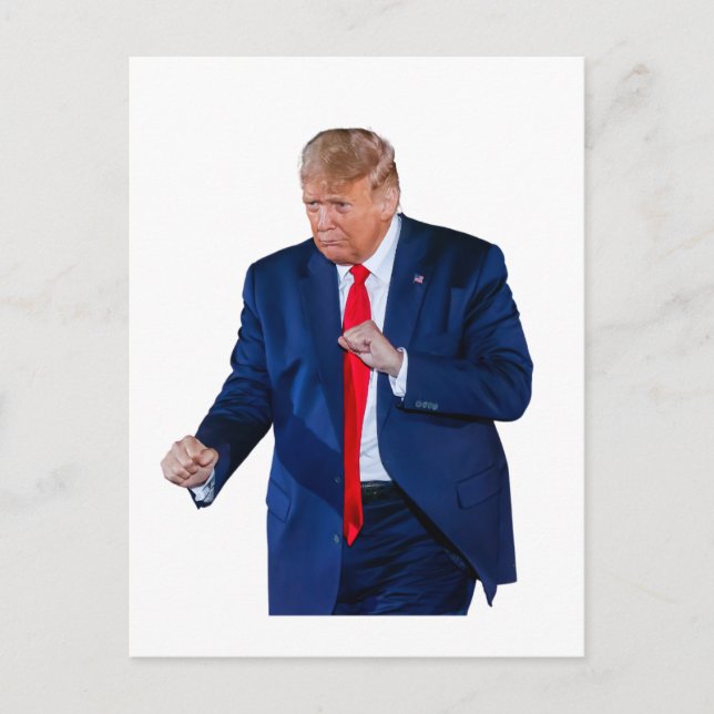 Cartão Postal Trump Dance Engraçado (Frente)