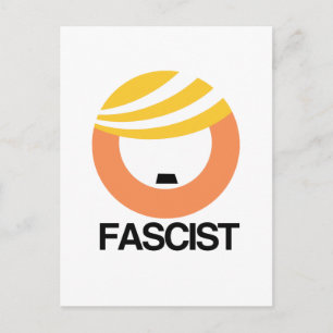 Cartão Postal Trump é fascista