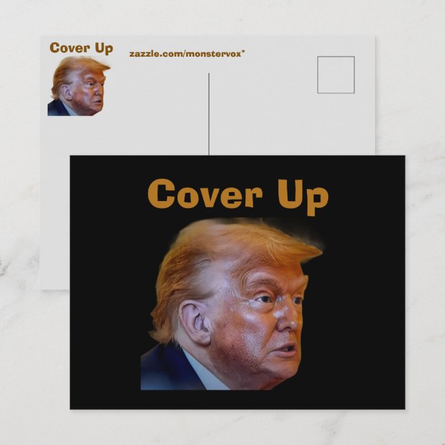 Cartão Postal Trump/Encobrimento (Frente/Verso)
