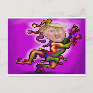 Cartão Postal Trump Jester