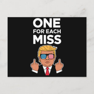 Cartão Postal Trump Um Para Cada Senhorita