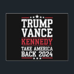 Cartão Postal Trump Vance Kennedy Retome A América Novamente<br><div class="desc">Trump Vance Kennedy Retome A América Novamente</div>