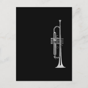 Cartão Postal Trumpet Musical