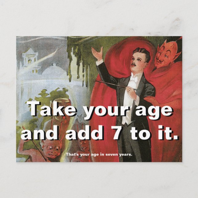 Cartão Postal Truque mágico (Frente)