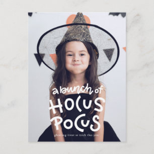 Cartão Postal Truque ou tratamento de hospedagem de Dias de as B