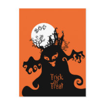 Truque ou tratamento de monstro de boo a partir de