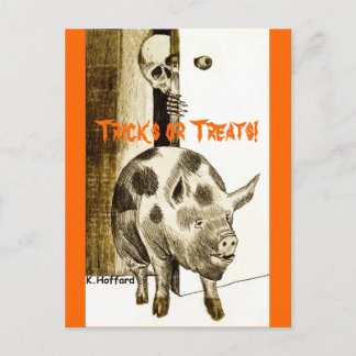 Cartão Postal Truques ou Tratamentos!