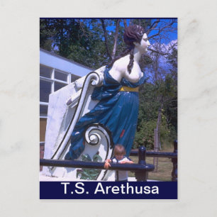 Cartão Postal TS Arethusa, Figurehead da HMS Arethusa