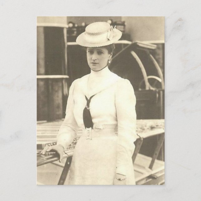 Cartão Postal Tsar - TSARINA ALEXANDRA Romanov Rússia #294 (Frente)