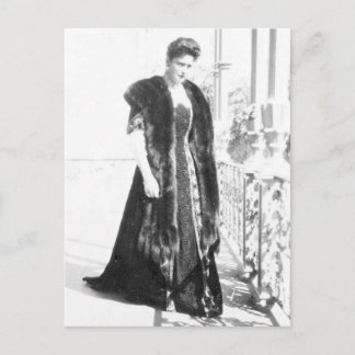 Cartão Postal Tsarina Alexandra, da Rússia, esposa Tsar Romanov