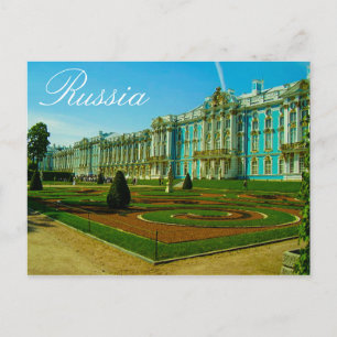 Cartão Postal Tsarskoye Selo Pushkin Cathrine Palace Rússia