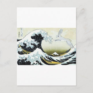 CARTÃO POSTAL TSUNAMI BUNNY