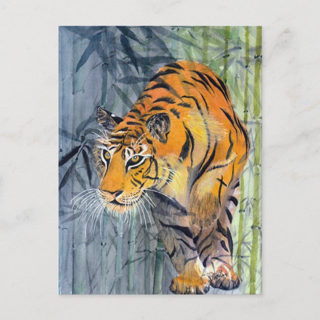 Cartão Postal Tsuyako Tiger (Frente)