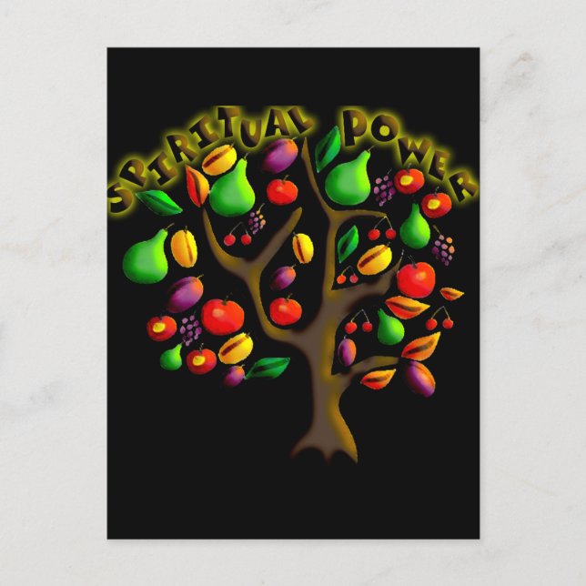 Cartão Postal Tu Bishvat (Frente)