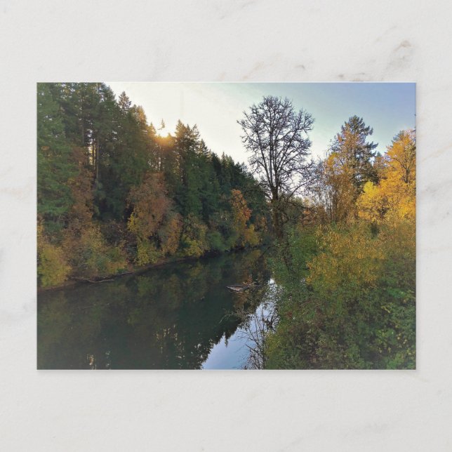 Cartão Postal Tualatin River, Oregon (Frente)