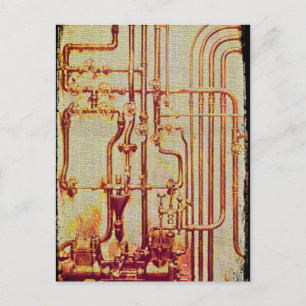 Cartão Postal Tubagens Anticorpos Estilizados