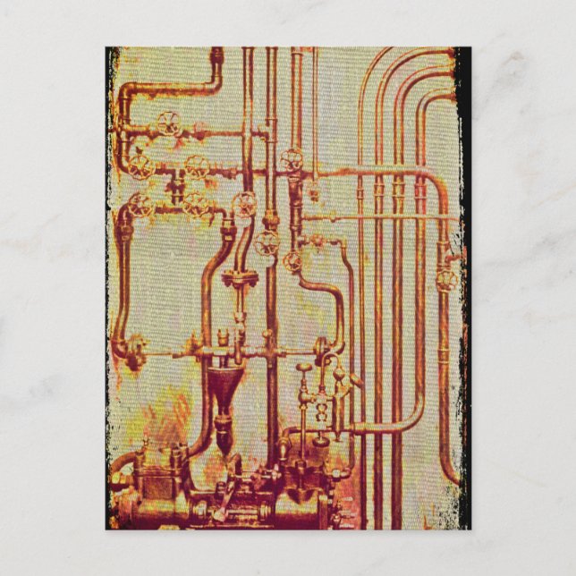 Cartão Postal Tubagens Anticorpos Estilizados (Frente)