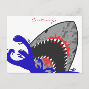 Cartão Postal Tubarão Sangrento Trovão_Cove