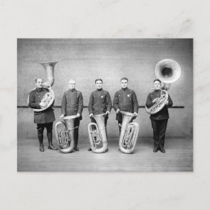 Cartão Postal Tubistas da Banda da Polícia, 1915