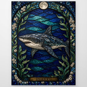 Cartão Postal Tubulação de Recife de Tubarão Illumina Vidro Manc