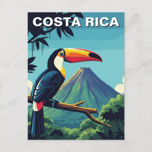 Cartão Postal tucano Arenal Costra Rica Viagem
