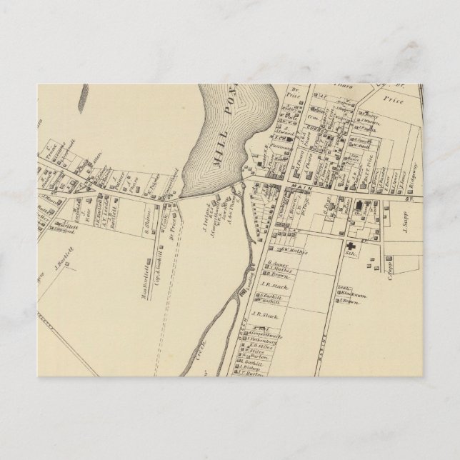 Cartão Postal Tuckerton, Nova Jersey (Frente)