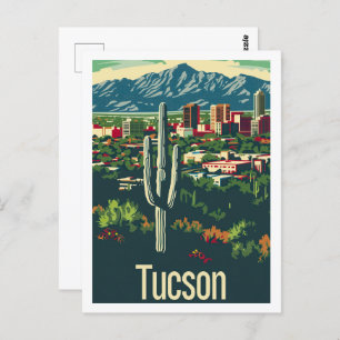 Cartão Postal Tucson Arizona USA Famoso Viagem Place