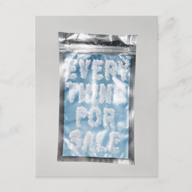 Cartão Postal Tudo para venda (Frente)