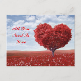 Cartão Postal Tudo Que Você Precisa É Cartão-Postal De Amor
