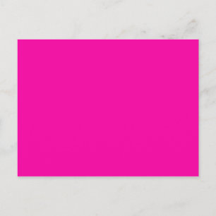 Cartão Postal Tudo Rosa Quente Nada Mais Do Que Cor Rosa