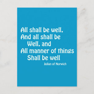 Cartão Postal Tudo Vai Ficar Bem