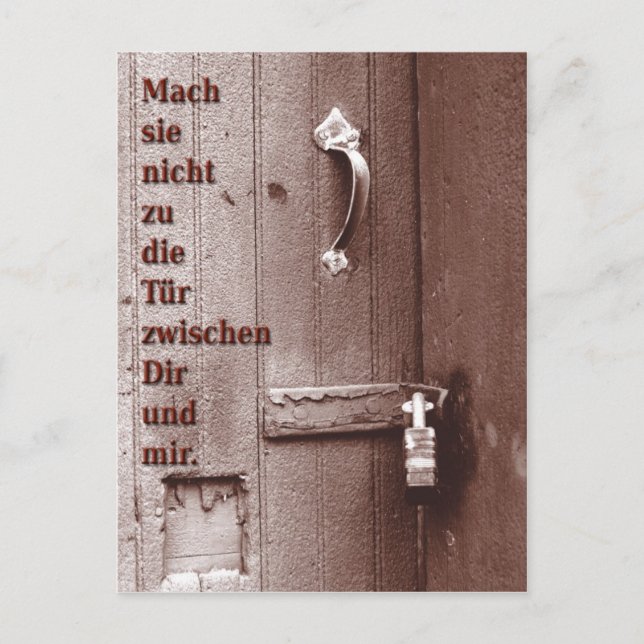 Cartão Postal Tuer (Frente)