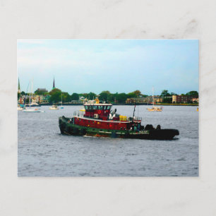 Cartão Postal Tugboat Norfolk VA